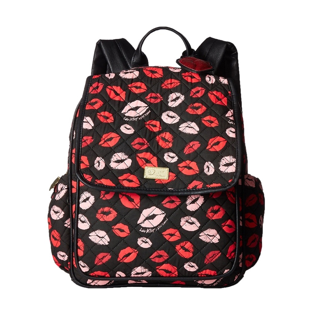Betsey Johnson Lip print backpack